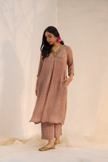 Adhira - The Dusty Pink Suit Set