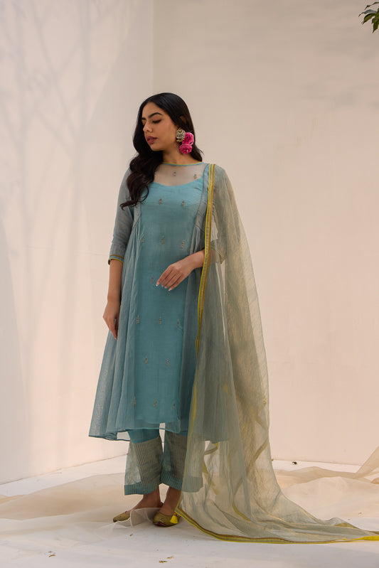 Devi - The Blue Kurta Set