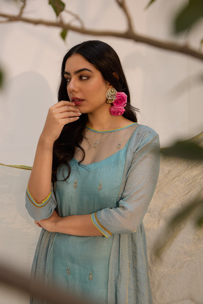 Devi - The Blue Kurta Set