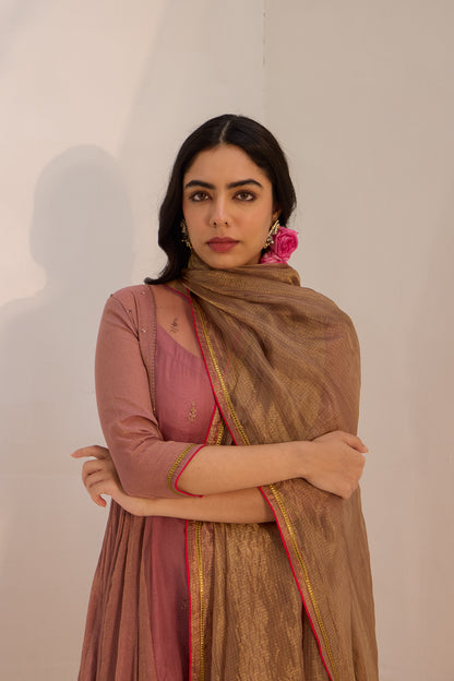 Devi - The Dusty Pink Kurta Set