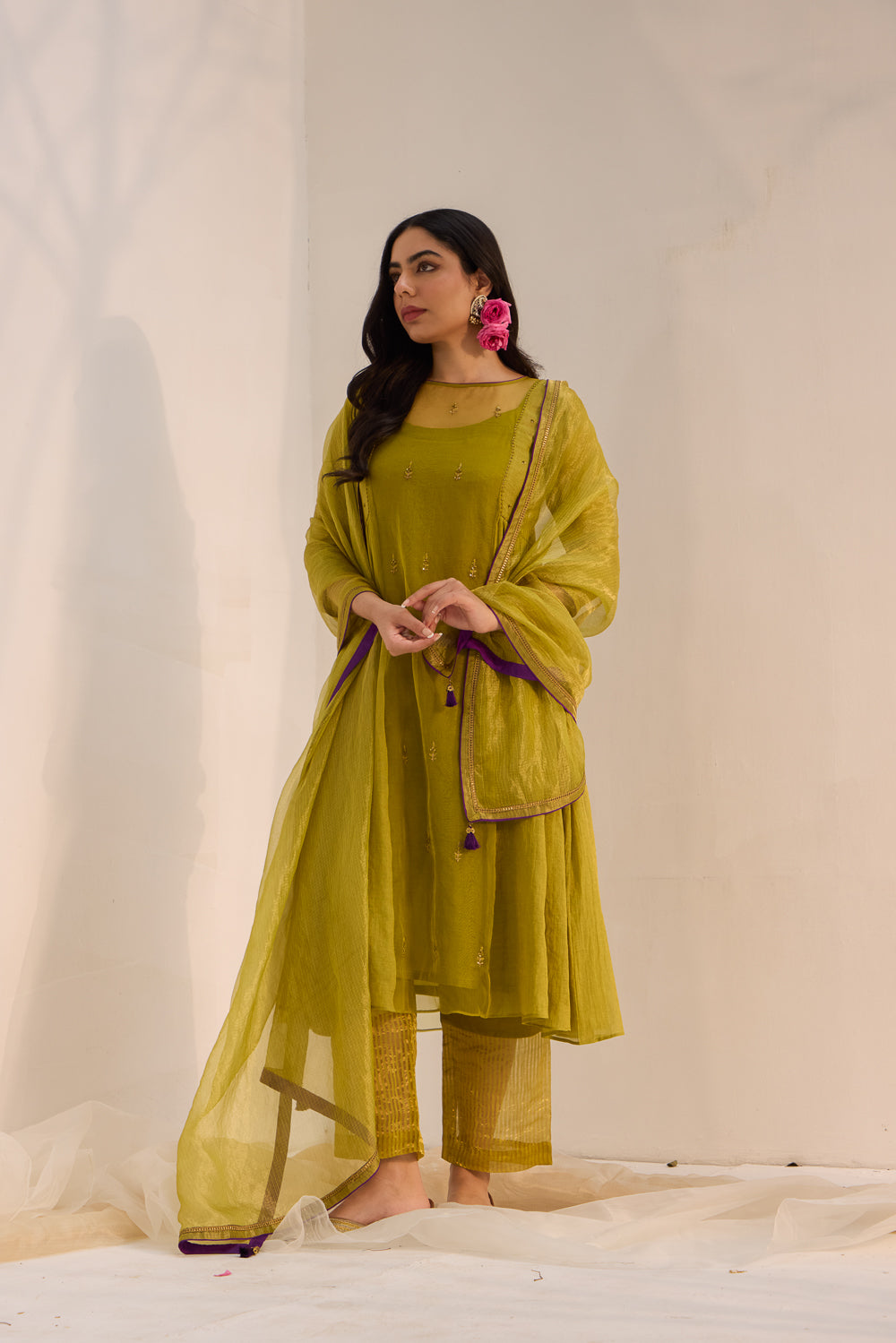 Devi - The Green Kurta Set