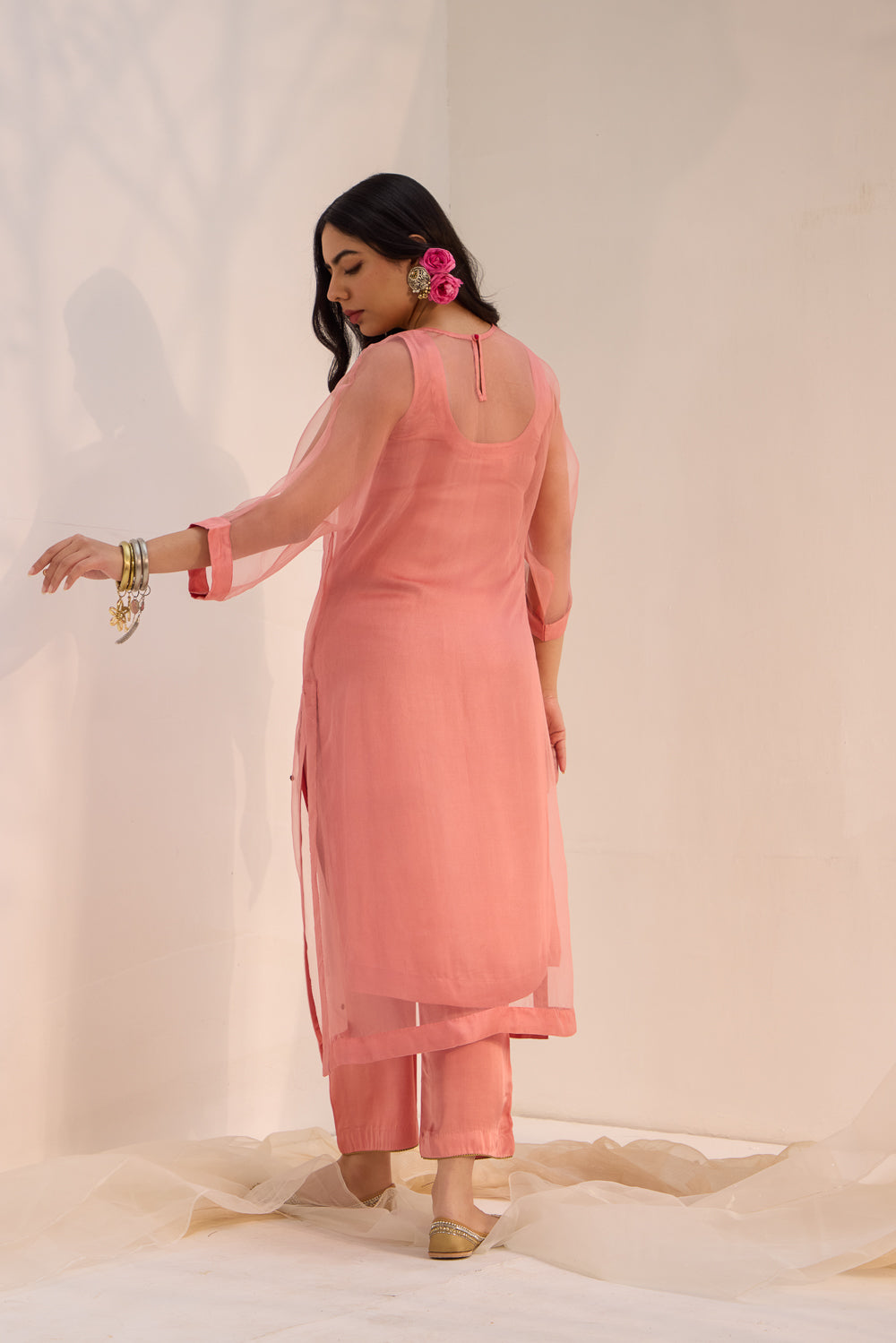 Bhumi - The Peach Kaftan Ket