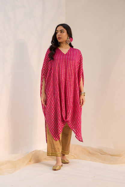 Veda - The Pink Kaftan Set