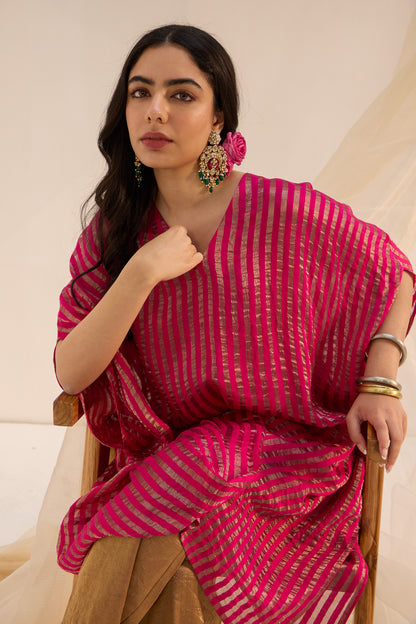 Veda - The Pink Kaftan Set