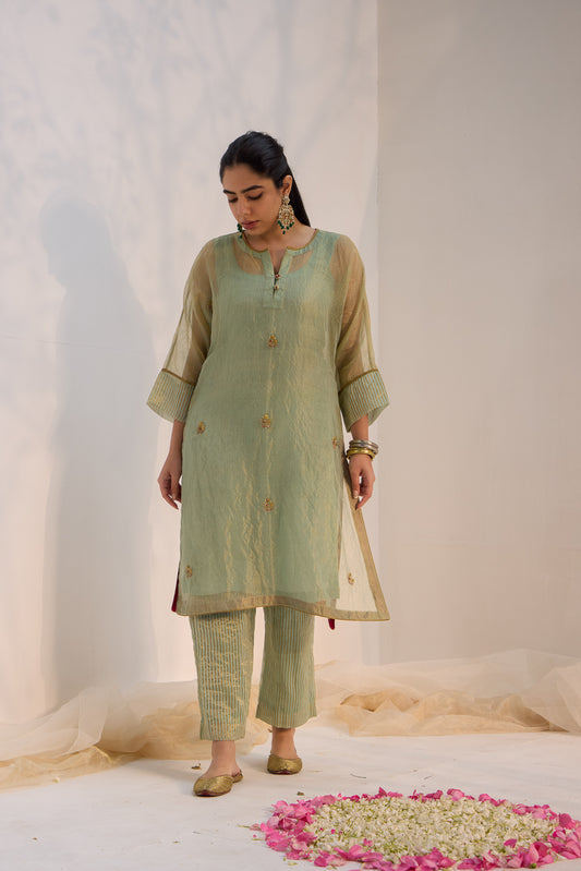 Viti - The Green Kaftan Set