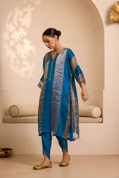 Areeba - The Blue Kaftan Set