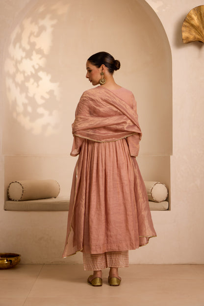 NADIA - The Blush Pink Anarkali Set