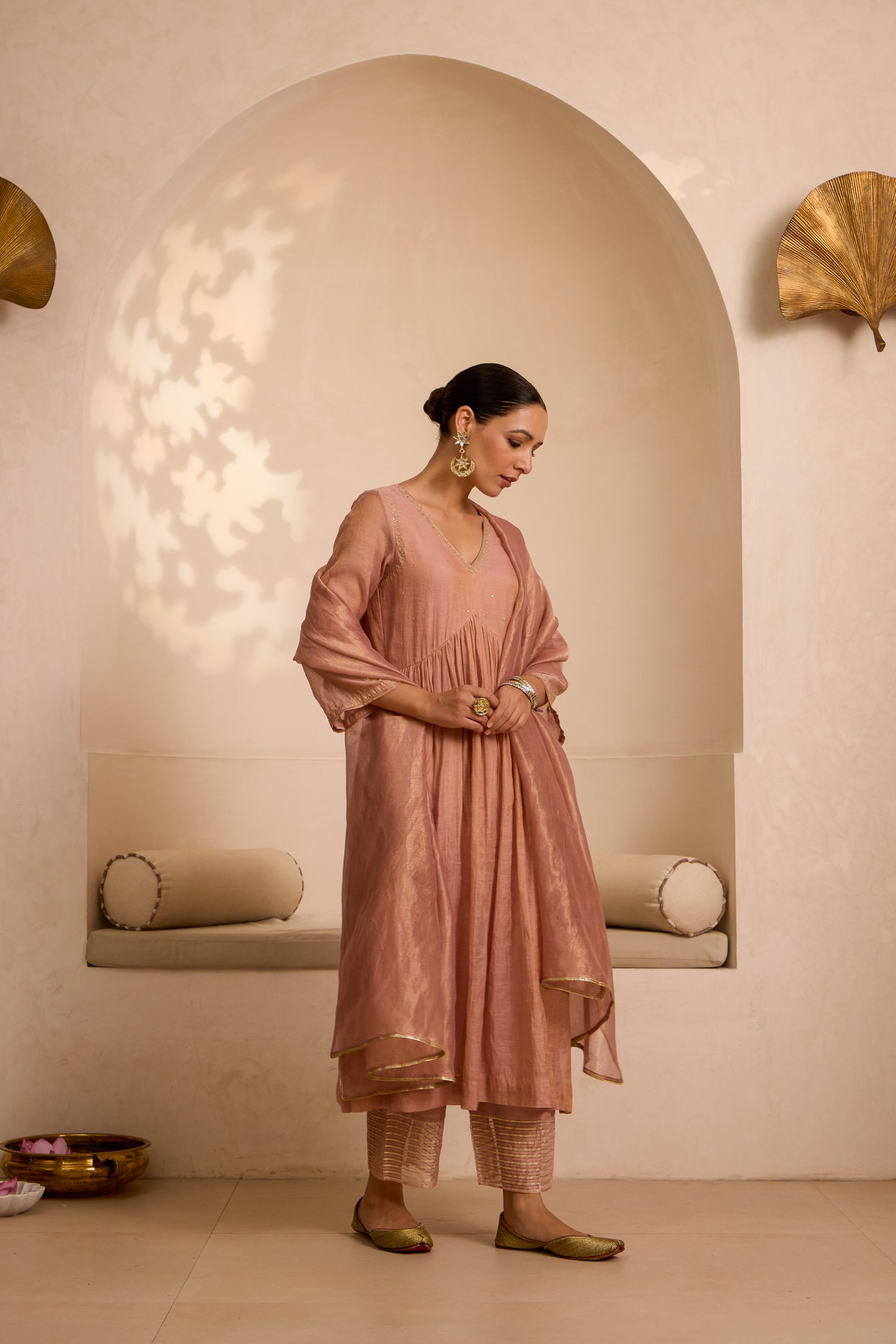 NADIA - The Blush Pink Anarkali Set