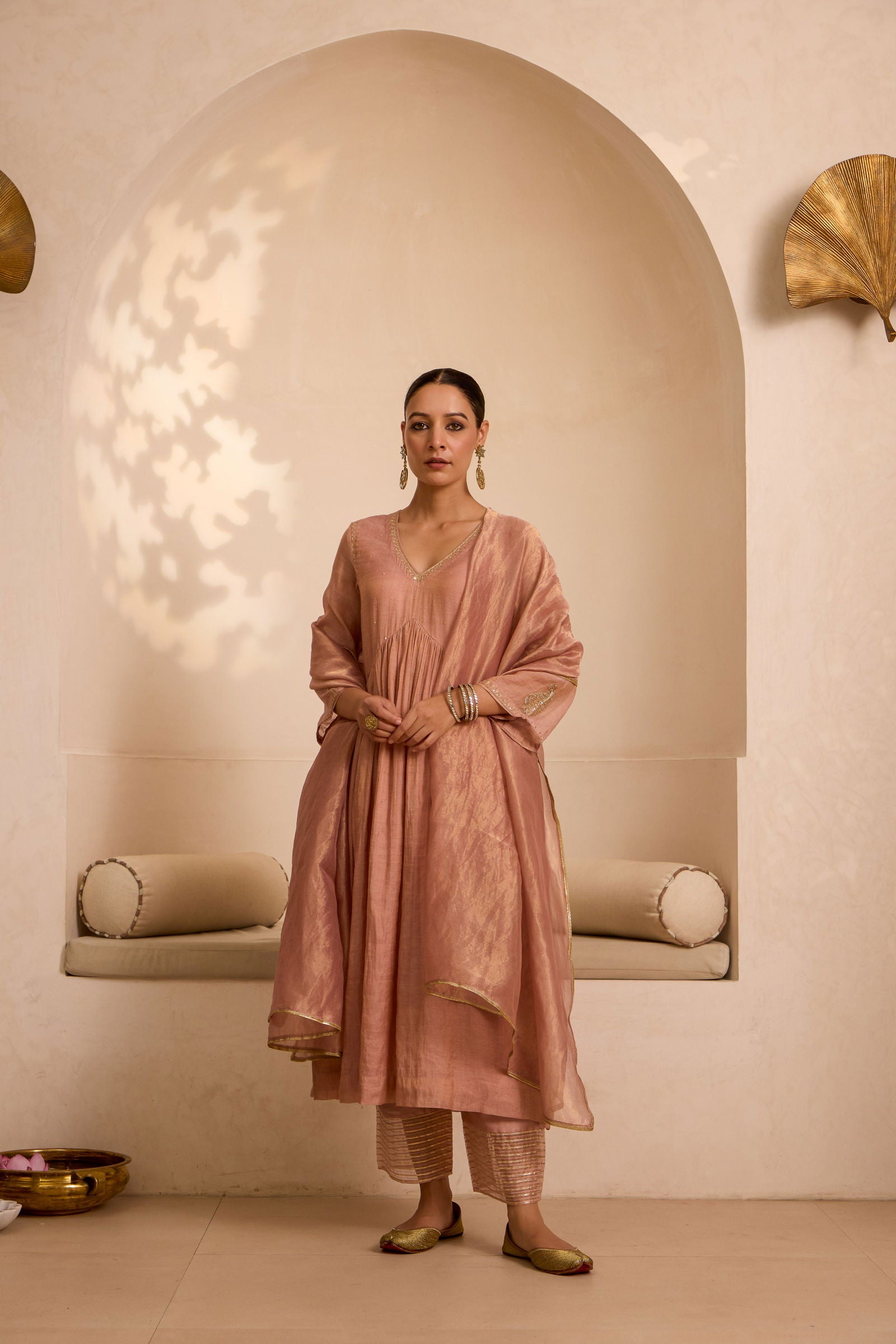 NADIA - The Blush Pink Anarkali Set