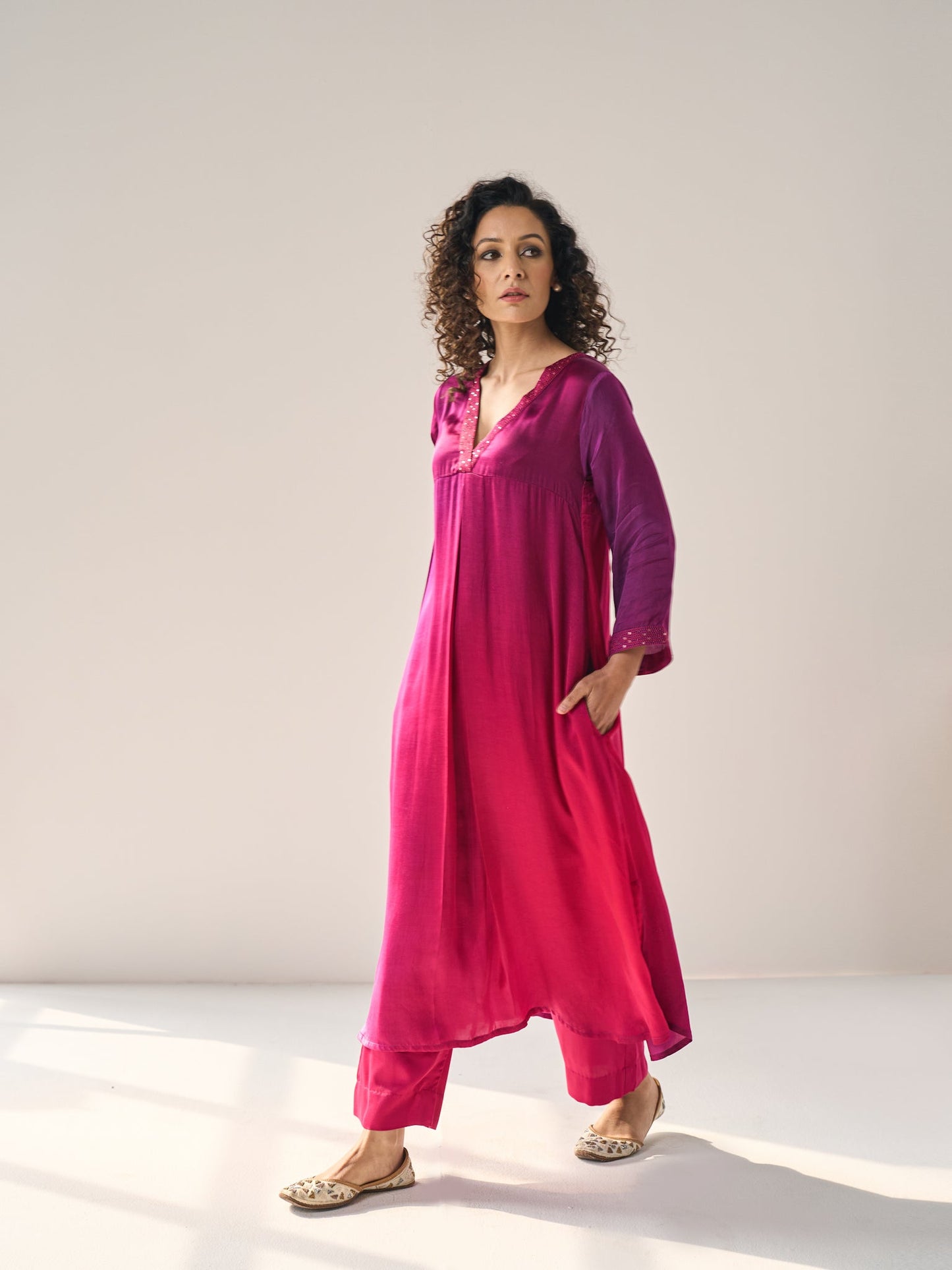 Ophelia - The Ombre Kaftan Set