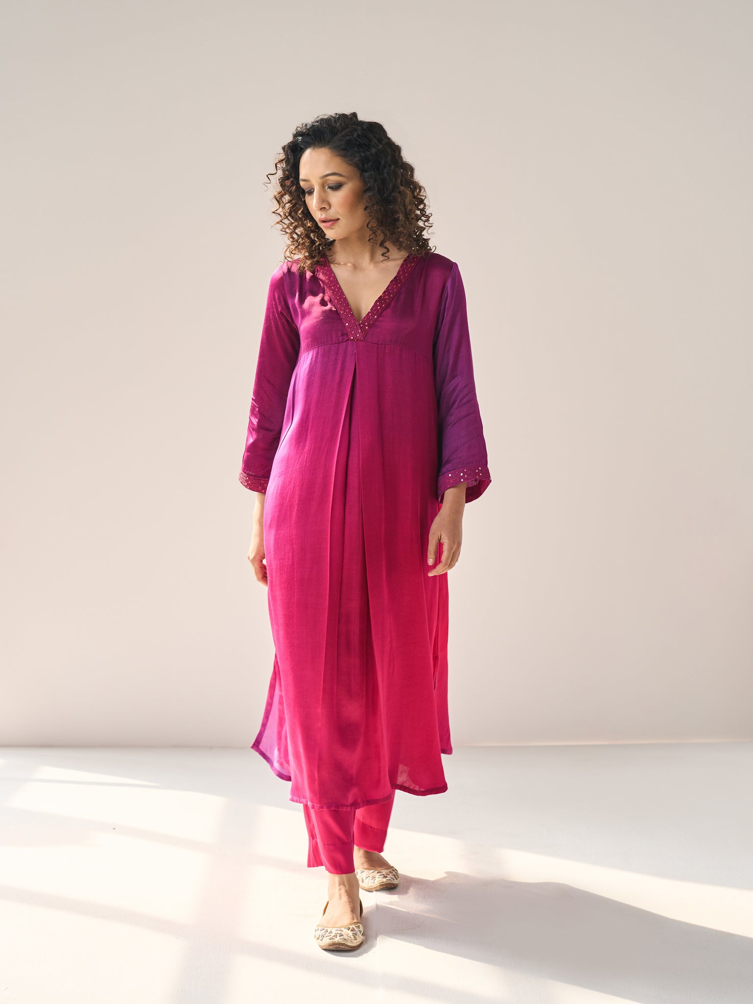 Ophelia - The Ombre Kaftan Set