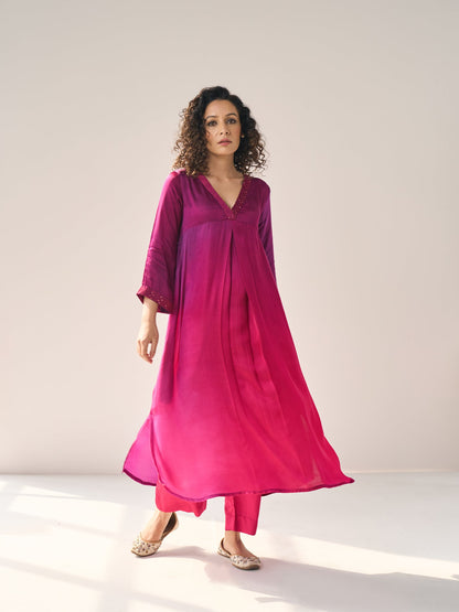 Ophelia - The Ombre Kaftan Set