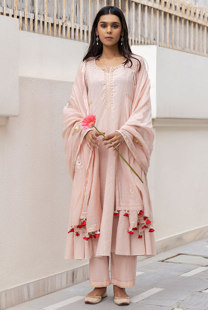 Rehana - Pink Firdoz Suit