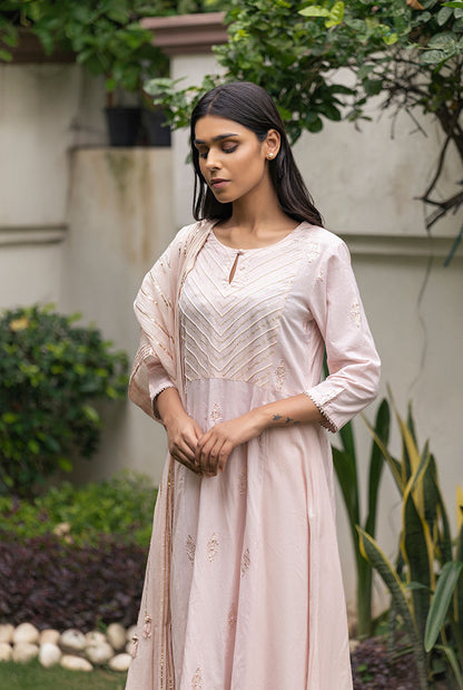 Sadaf - Light Pink Gota Patti Suit